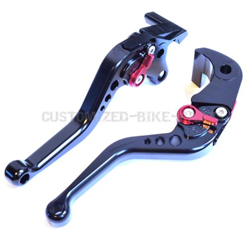 Short Black Clutch & Brake Levers For SUZUKI GSX1300 B-KING 2007-2012