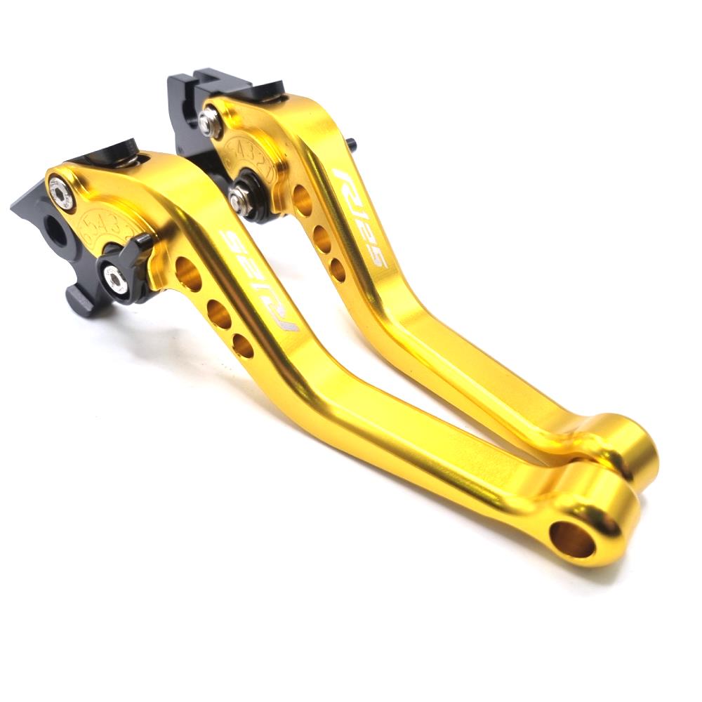 Yamaha YZF-R125 2014-2018 Short Adjustable Clutch Brake Lever Set - Gold