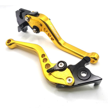 Yamaha YZF-R125 2014-2018 Short Adjustable Clutch Brake Lever Set - Gold