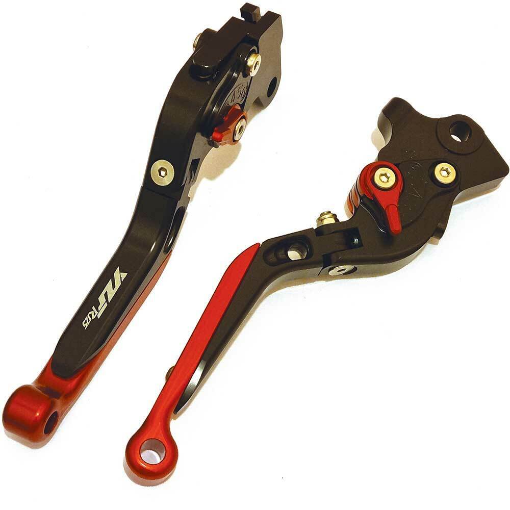 Yamaha YZF-R125 2019-2021 Adjustable Clutch Brake Lever Set - Red/Black