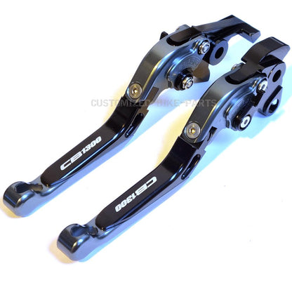 Honda CB 1300 2003-2011 Adjustable Extendable Brake & Clutch Levers Set - Grey