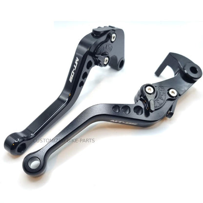 Short Black Clutch & Brake Lever Set - Yamaha MT-09 2021-2023