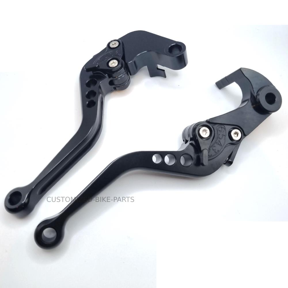 Short Black Clutch & Brake Lever Set - Yamaha MT-09 2021-2023