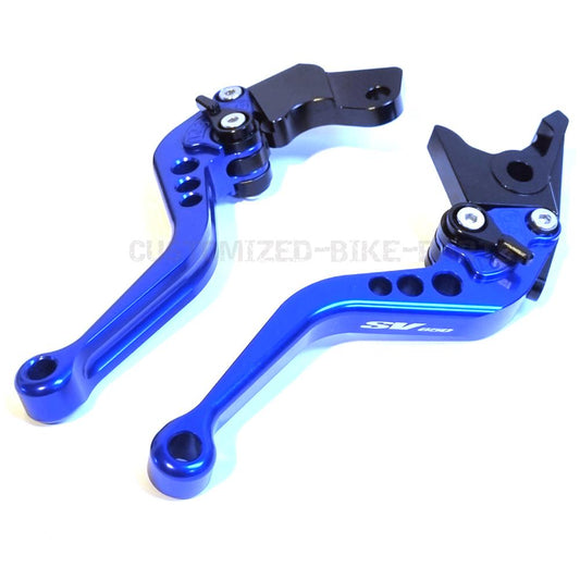 Suzuki SV 650 / S Katana 1999-2009 | Short Clutch & Brake Lever Set - Blue