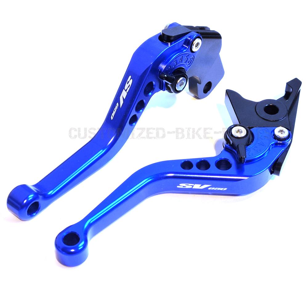 Suzuki SV 650 / S Katana 1999-2009 | Short Clutch & Brake Lever Set - Blue