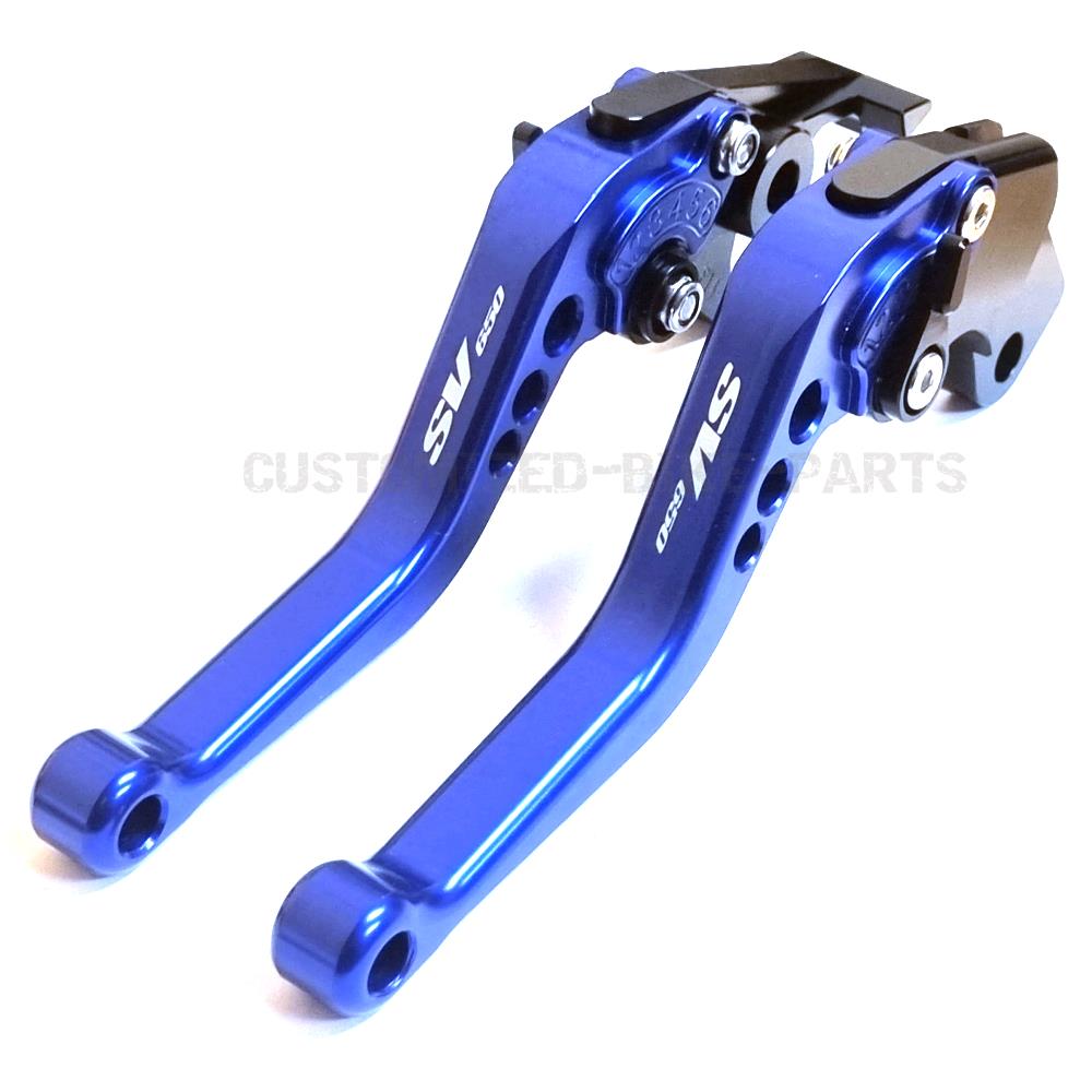 Suzuki SV 650 / S Katana 1999-2009 | Short Clutch & Brake Lever Set - Blue