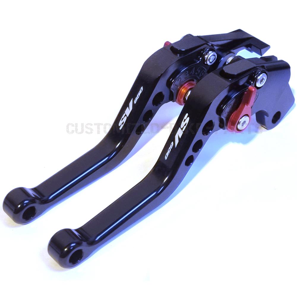 Suzuki SV 650 / S Katana 1999-2009 | Short Clutch & Brake Lever Set - Black