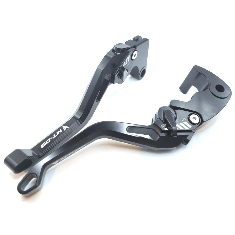 New Yamaha MT-09 2021-2023 Black Short Adjustable Brake & Clutch Lever Set