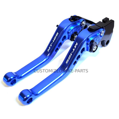 Yamaha MT-125 2014-2019 | Short Clutch Brake Lever Set - Blue