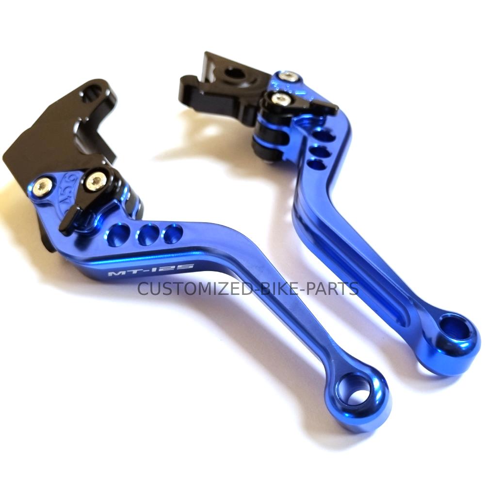 Yamaha MT-125 2014-2019 | Short Clutch Brake Lever Set - Blue