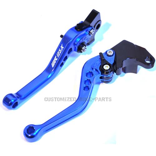 Short Blue Clutch & Brake Levers For Yamaha WR125X WR 125 X 2012-2016