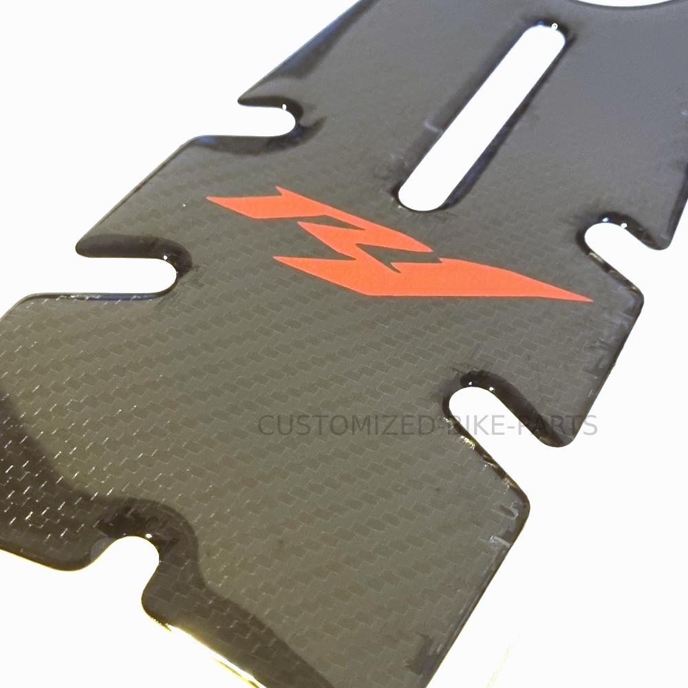 3D Carbon Look Decal Sticker Tank Pad Protector - Yamaha YZF-R1 R1 2009-2014