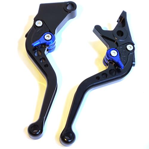 Short Black / Blue Clutch & Brake Levers For Honda CBR1000RR Fireblade 2004-2007