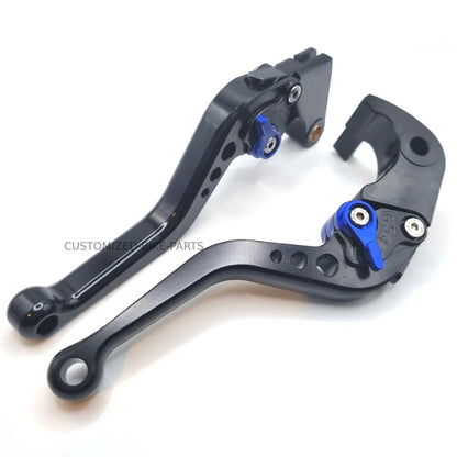 Short Black / Blue Clutch & Brake Levers For Honda CBR600RR CBR 600 RR 2007-2022