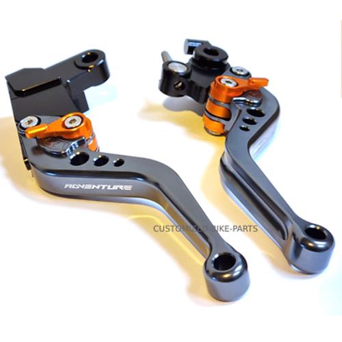 KTM 890 R/S Adventure 2019-2024 Short Clutch & Brake Lever Set - Titanium