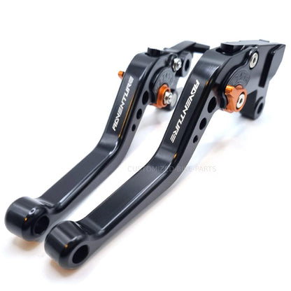 KTM 890 R/S Adventure 2019-2024 Short Clutch & Brake Lever Set - Black