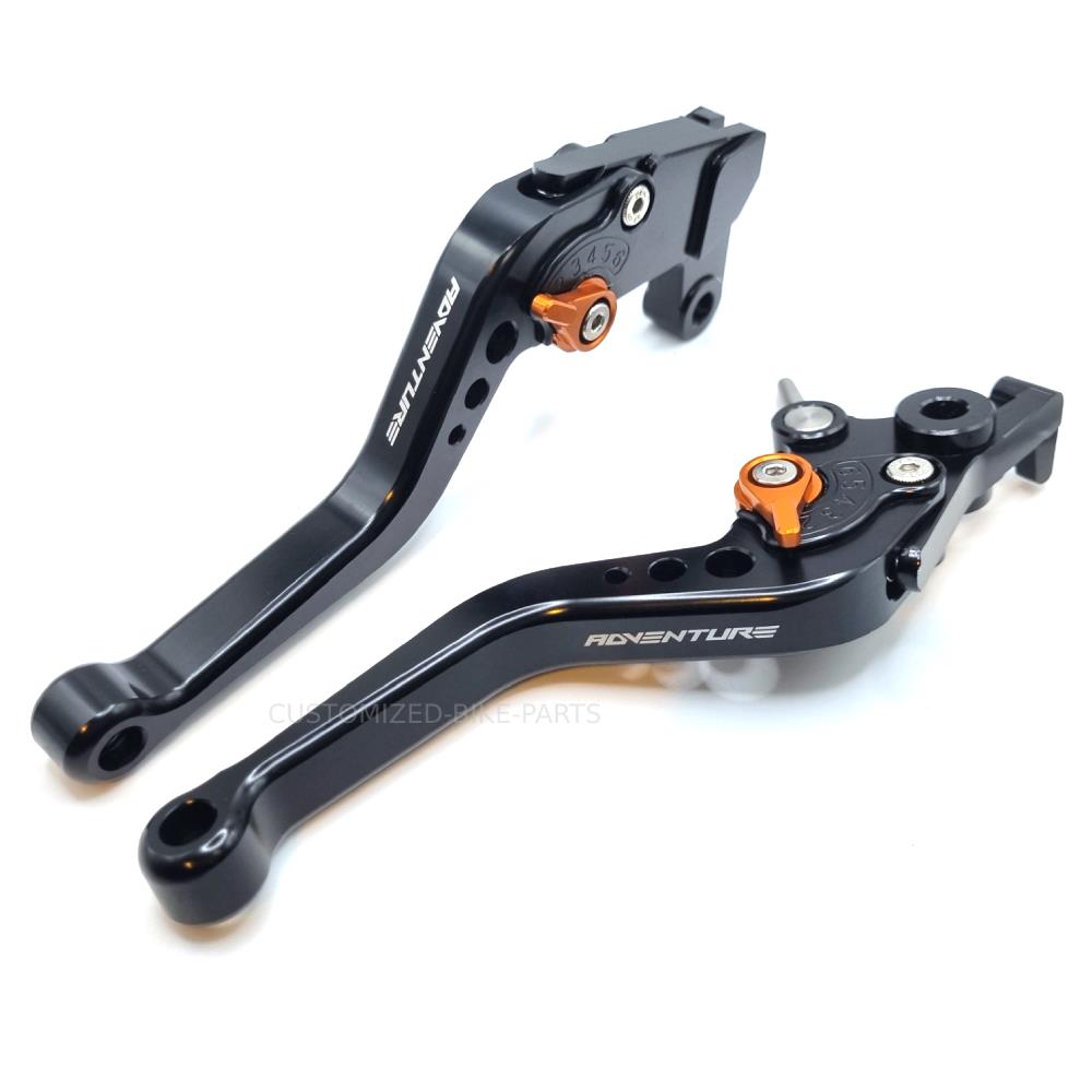 KTM 890 R/S Adventure 2019-2024 Short Clutch & Brake Lever Set - Black