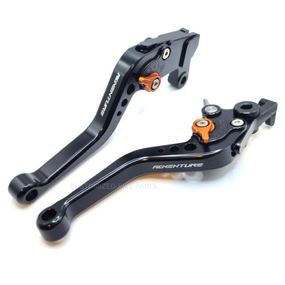 KTM 890 R/S Adventure 2019-2024 Short Clutch & Brake Lever Set - Black