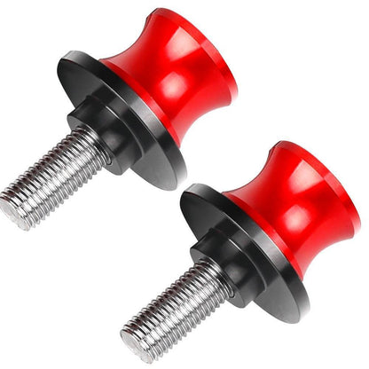 Red Motorcycle Paddock Stand Spool Bobbins - Suzuki V-Strom 650 1000 1050 250