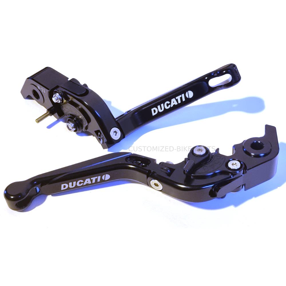 Adjustable Black Clutch & Brake Levers For Ducati HYPERMOTARD 950 2019-2022