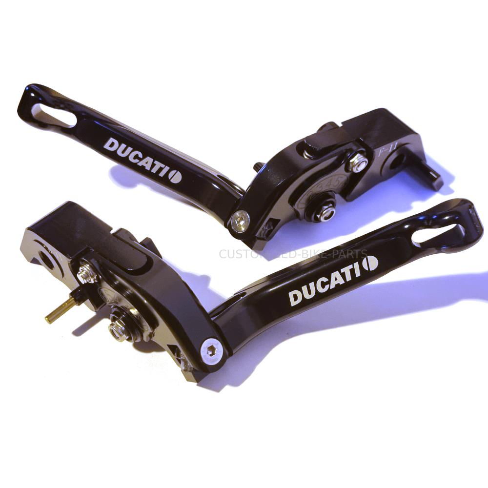 Adjustable Black Clutch & Brake Levers For Ducati HYPERMOTARD 950 2019-2022