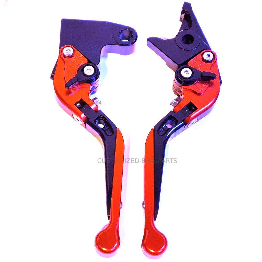 Adjustable Red / Black Clutch & Brake Levers For Ducati 1098 / S 2007-2008