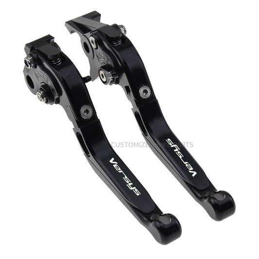 Adjustable Clutch Brake Lever Set Black / Black - Kawasaki VERSYS 650 2006-2008