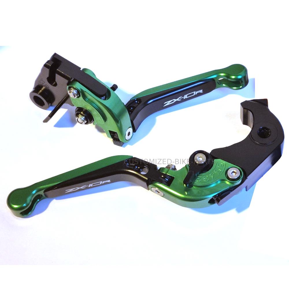 KAWASAKI ZX-10R 2006-2015 - ADJUSTABLE EXTENDABLE BRAKE CLUTCH LEVERS SET