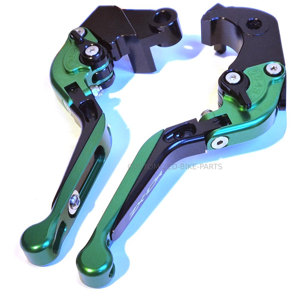 KAWASAKI ZX-10R 2006-2015 - ADJUSTABLE EXTENDABLE BRAKE CLUTCH LEVERS SET