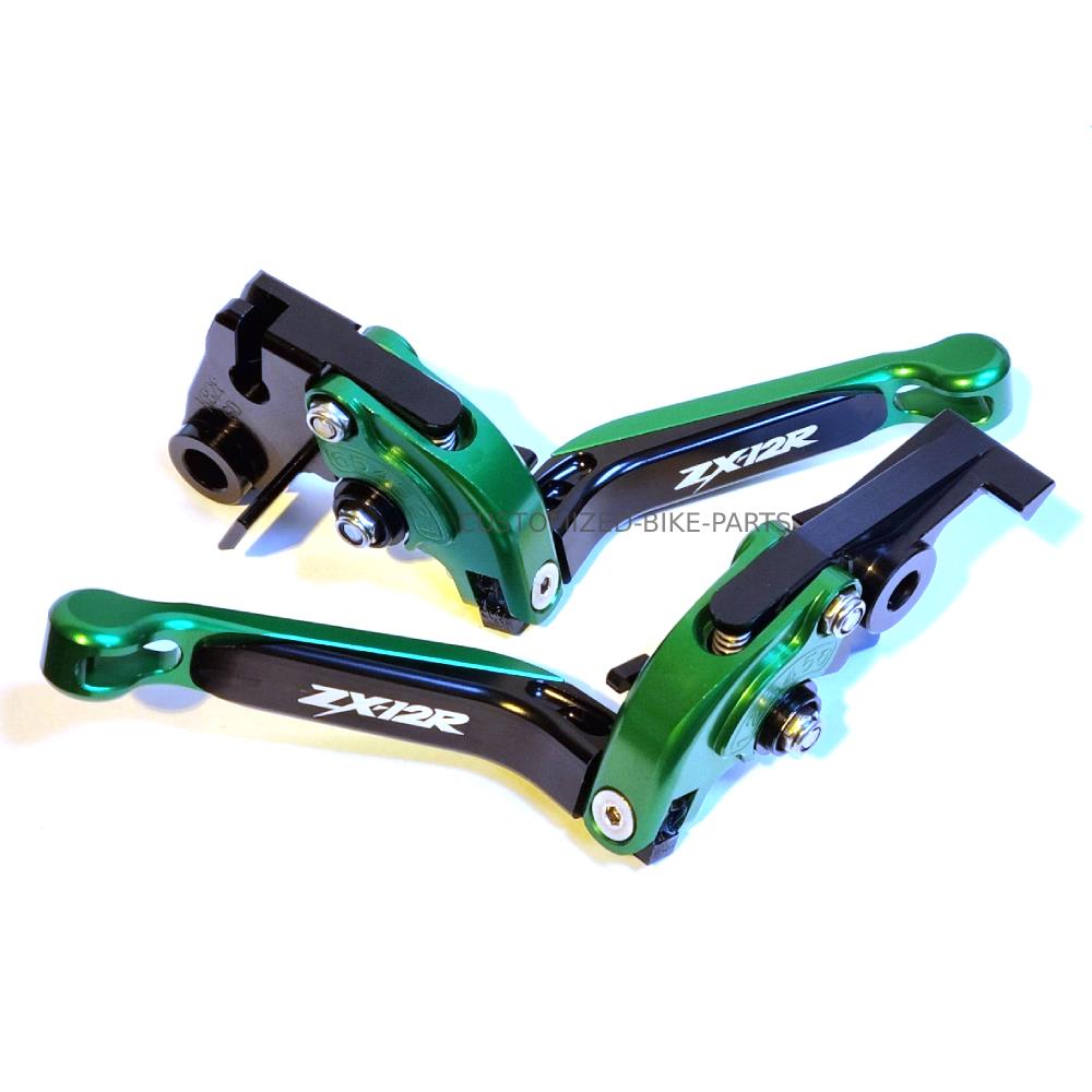 KAWASAKI ZX-12R 2000-2005 - ADJUSTABLE EXTENDABLE BRAKE CLUTCH LEVERS SET