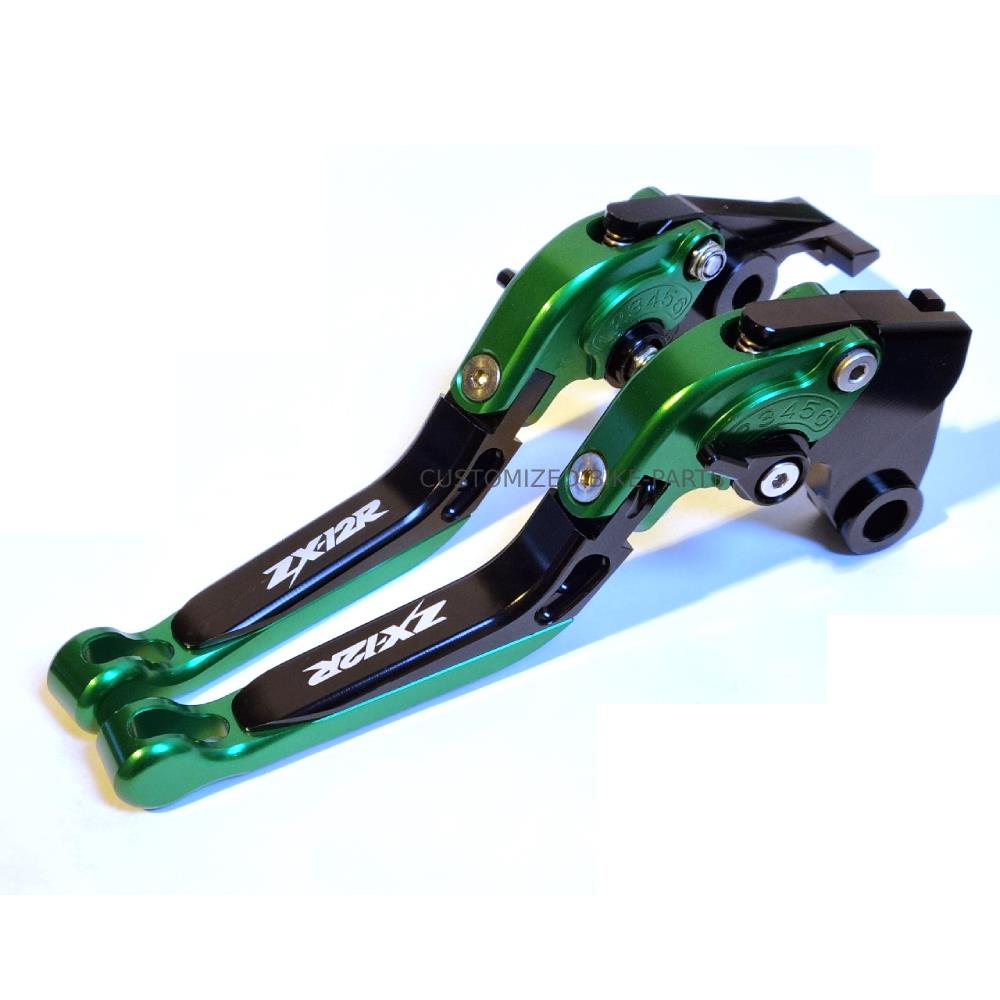 KAWASAKI ZX-12R 2000-2005 - ADJUSTABLE EXTENDABLE BRAKE CLUTCH LEVERS SET