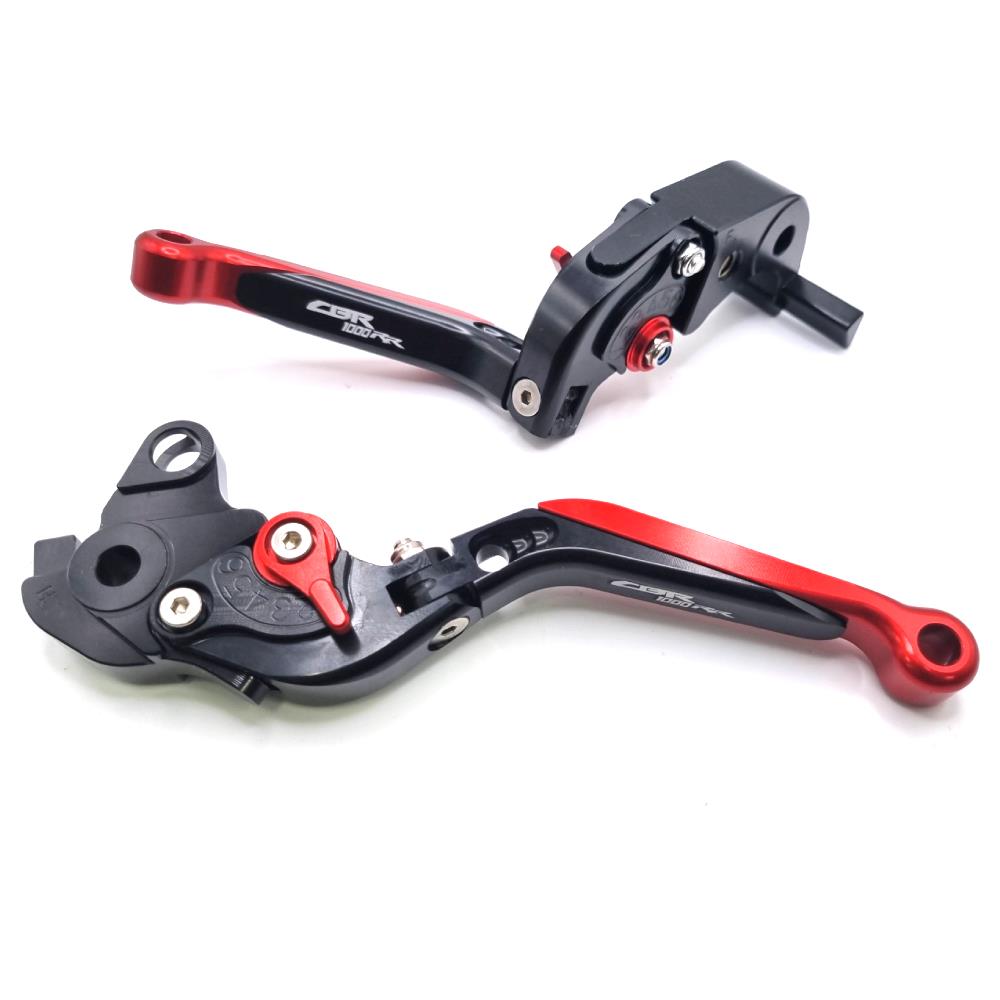 Red Adjustable Brake & Clutch Levers - Honda CBR1000RR / Fireblade 2004-2007