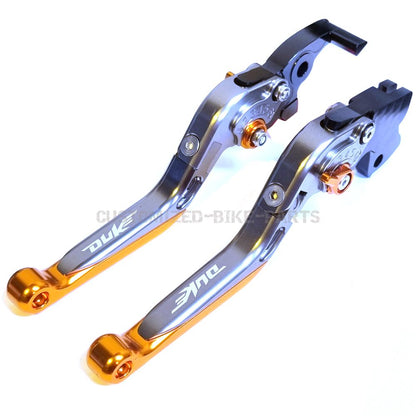 KTM 890 Duke 2020-2024 | Adjustable Clutch Brake Lever Set Titanium/Orange