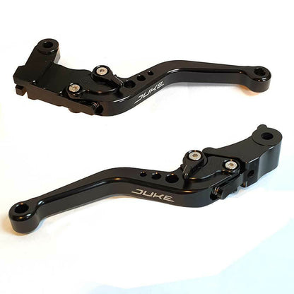 KTM 890 Duke 2020-2024 BLACK SHORT ADJUSTABLE BRAKE & CLUTCH LEVER SET