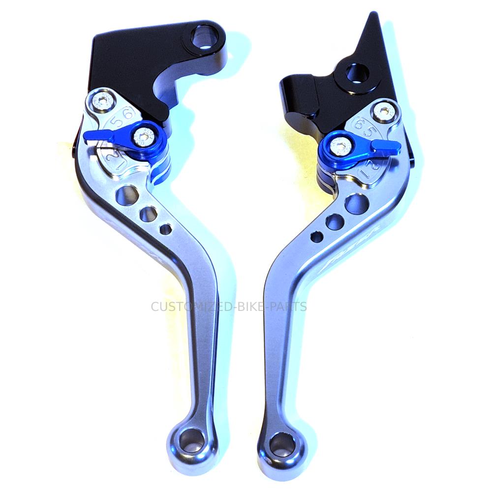 Short Titanium Clutch & Brake Lever Set - Yamaha Fazer FZ8 FZ6 FZ1 FZ6R