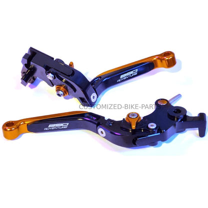 KTM 890 R/S Adventure 2020-2024 Adjustable Clutch Brake Lever Set Black / Orange