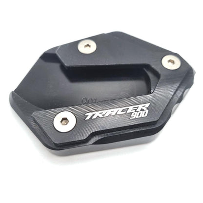 Black Kickstand Side Stand Shoe Extender - Yamaha MT-09 Tracer 900 2014-2023