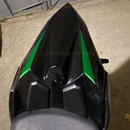 Kawasaki Z650 2017-2020 Black Green Motorcycle Rear Pillion Passenger Seat Cowl