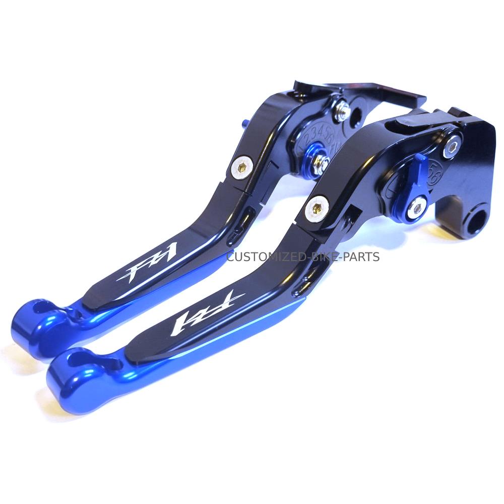 Adjustable Clutch Brake Lever Set - Blue / Black - Yamaha FZ1 FAZER 2006-2015