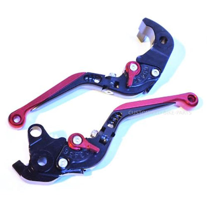 Adjustable Clutch Brake Lever Set Black/Red Honda CBR1000RR Fireblade 2004-2007