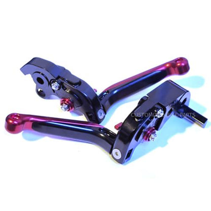 Adjustable Clutch Brake Lever Set Black/Red Honda CBR1000RR Fireblade 2004-2007