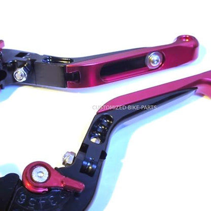 Adjustable Clutch Brake Lever Set Black/Red Honda CBR1000RR Fireblade 2004-2007