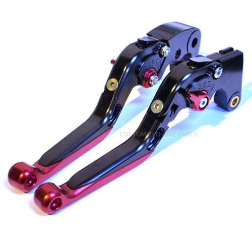 Red / Black Adjustable Clutch Brake Levers Yamaha YZF-R1 / R1M / R1S 2015-2024