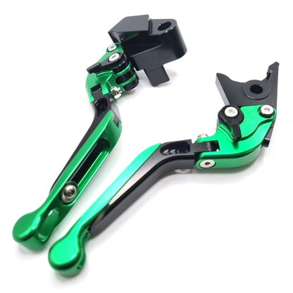 Extendable Green Black Clutch & Brake Levers For Kawasaki Versys 1000 2015-2019