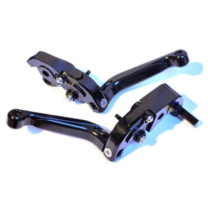 Adjustable Clutch Brake Lever Set Black / Black For Honda CB1000R 2008-2016