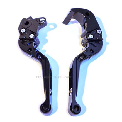 Adjustable Clutch Brake Lever Set Black / Black For Honda CB1000R 2008-2016