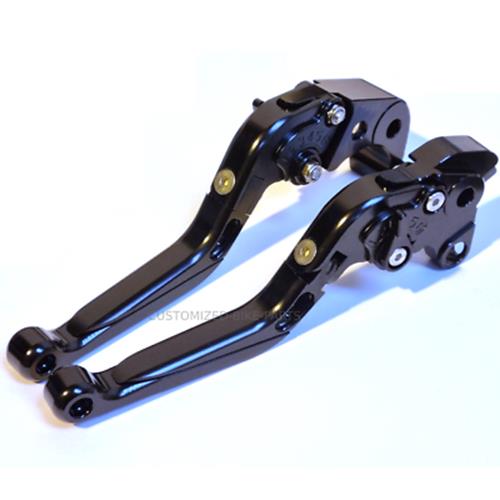 Adjustable Clutch Brake Lever Set Black / Black For Honda CB1000R 2008-2016