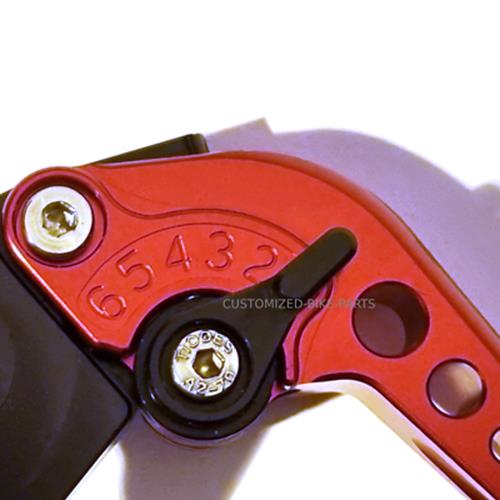 RED SHORT BRAKE & CLUTCH LEVERS - HONDA NC700S NC 700 X 2012-2015 / VTX 1300