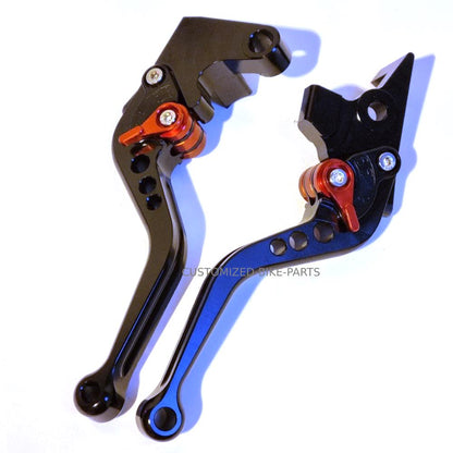 Short Black Clutch & Brake Levers For Yamaha Tracer 700 2021-2022