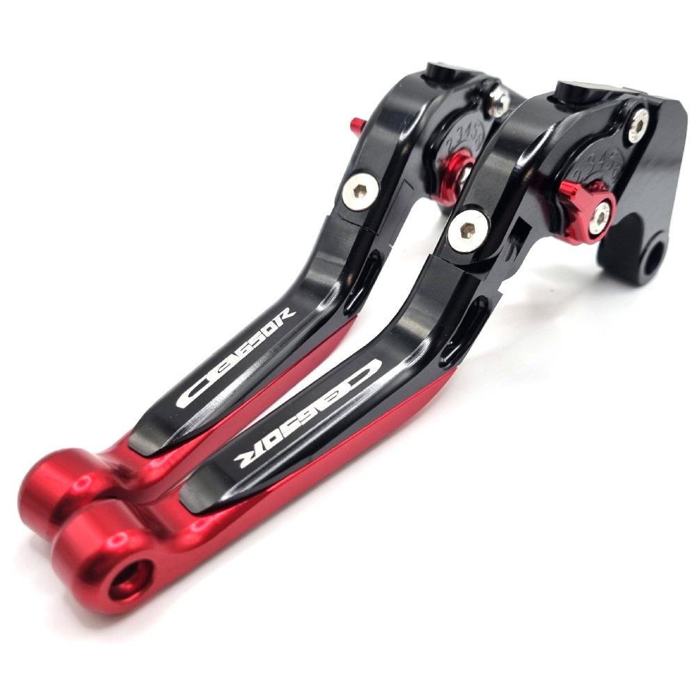 Honda CB650R Neo 2018-2024 | Adjustable Clutch Brake Lever Set Red/Black